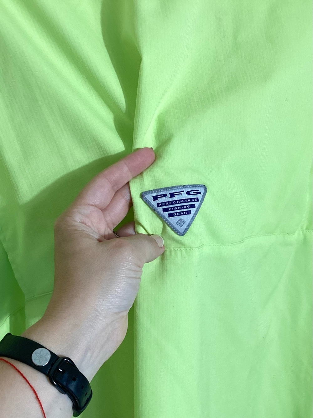 Columbia Omni-Shade Sun Protection Neon Shirt Mens XXL - Picture 8 of 12